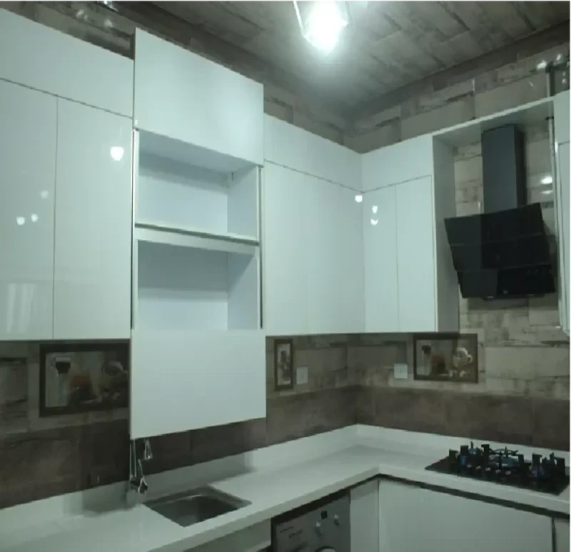 HPL White  Kitchen