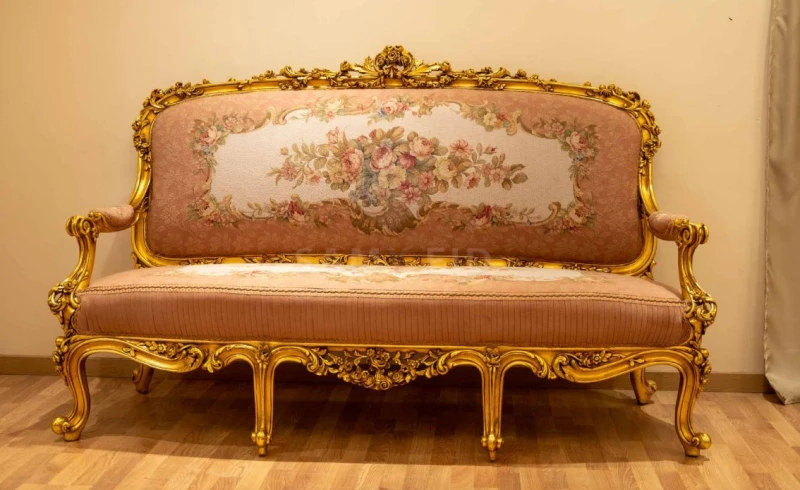 Classic Gold Salon 6 Pieces | Kashmir