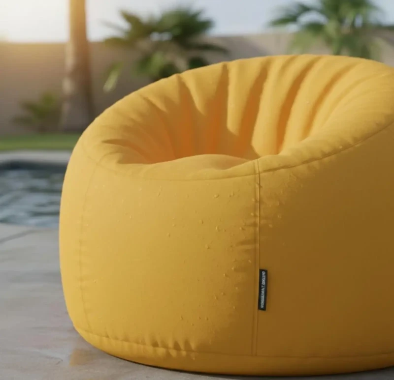 Yellow Waterproof Bean Bag | 2X Large