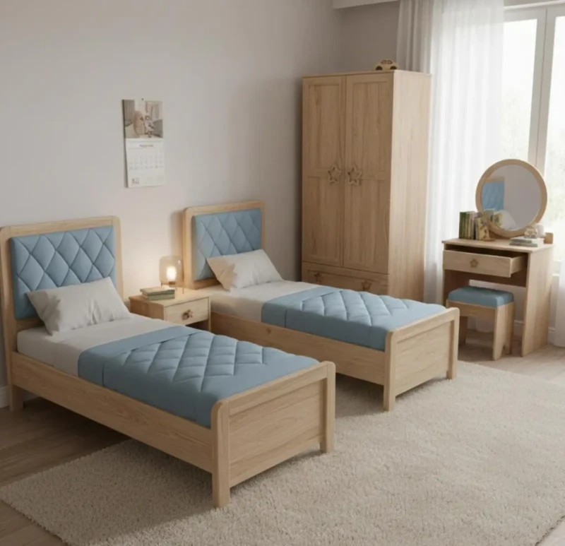 Wooden Children's Room | Upholstery Back