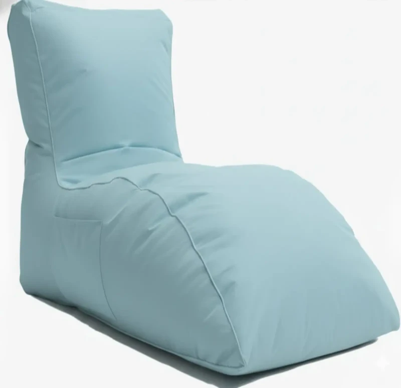 Waterproof Chaise Longue Bean Bag | Indigo Blue