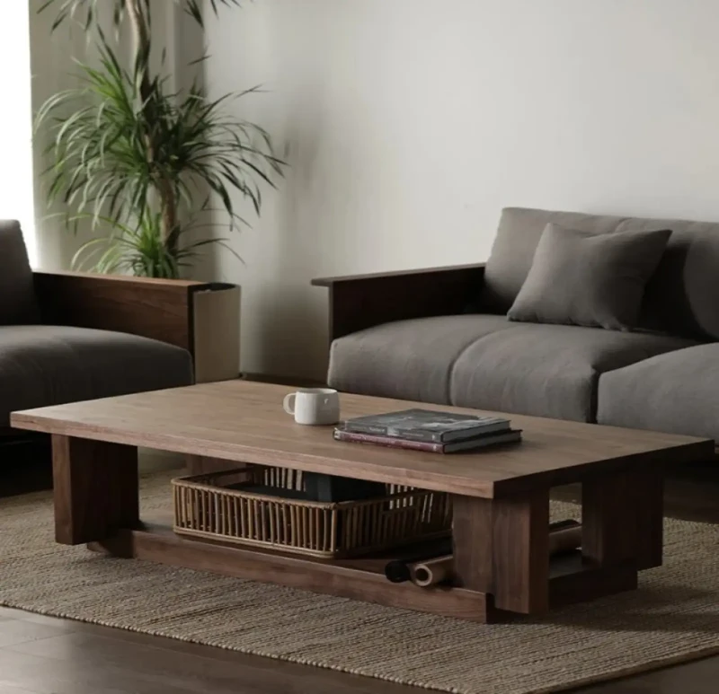 Central Living Room Table | Brown