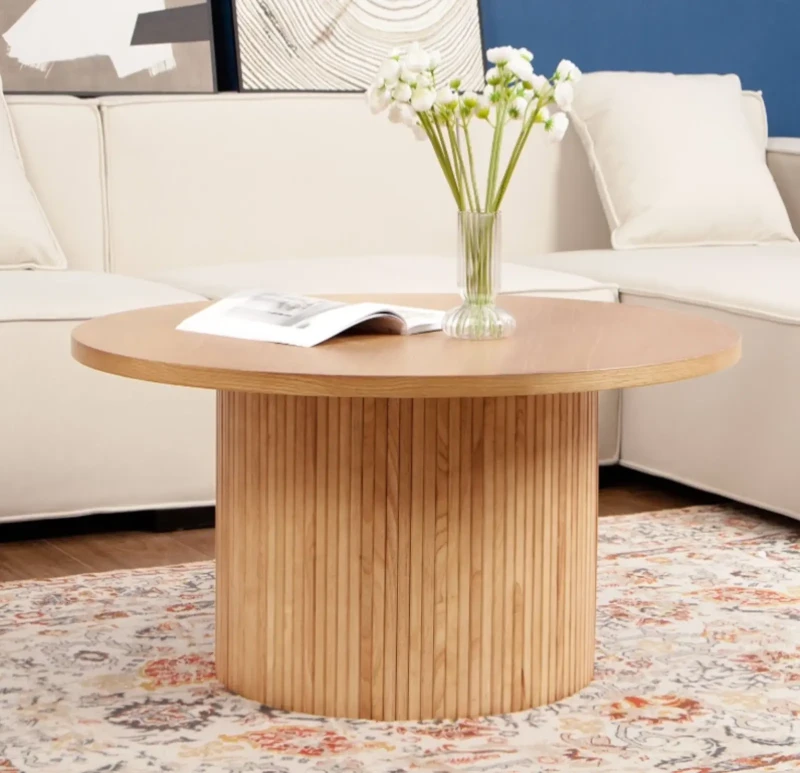 Circular Wooden Center Table