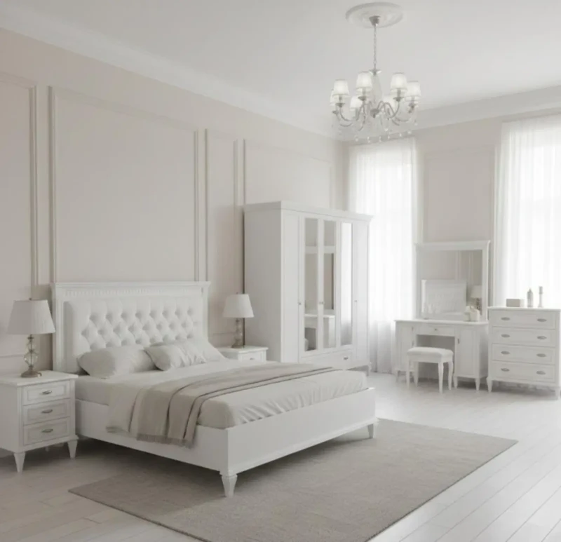 neoclassical Bedroom 8 Pieces - egy0006