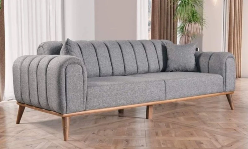 Modern Sofa Set Gray