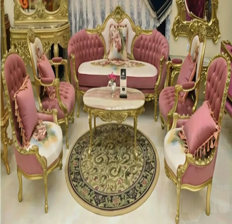 Classic Pink Gold Salon