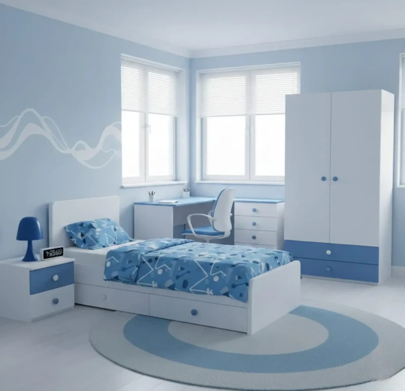 Modern Children's Room | Desk and Drawer Unit as a Gift