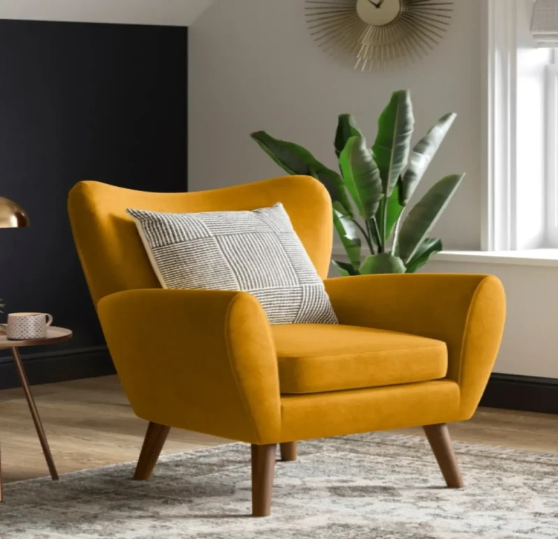 Modern Linen Footwear | Orange