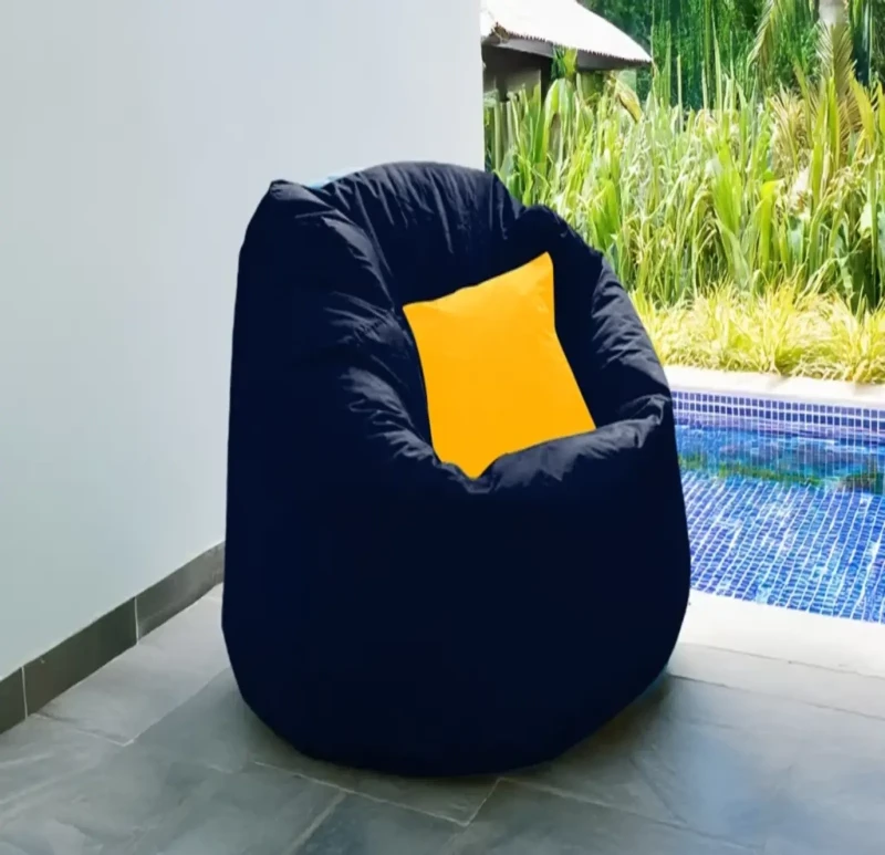 Comfy Waterproof Bean Bag Dark Blue | 3XL