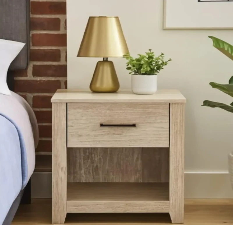 Modern Nightstand With Drawer | Wooden