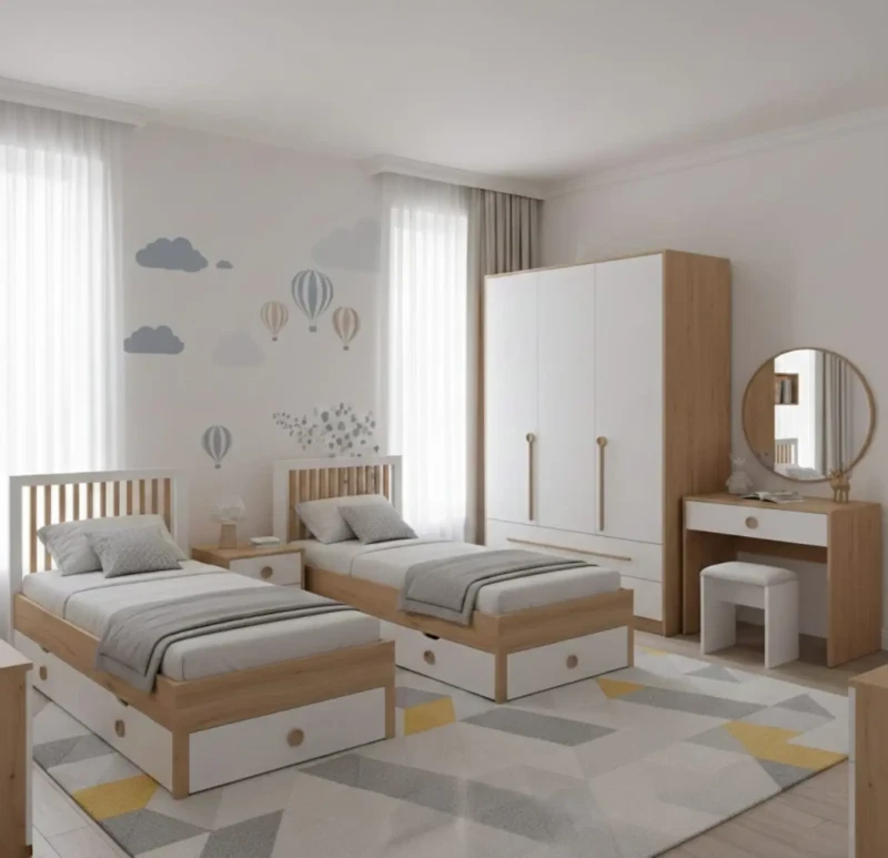 Modern Children's Room 5 Pieces