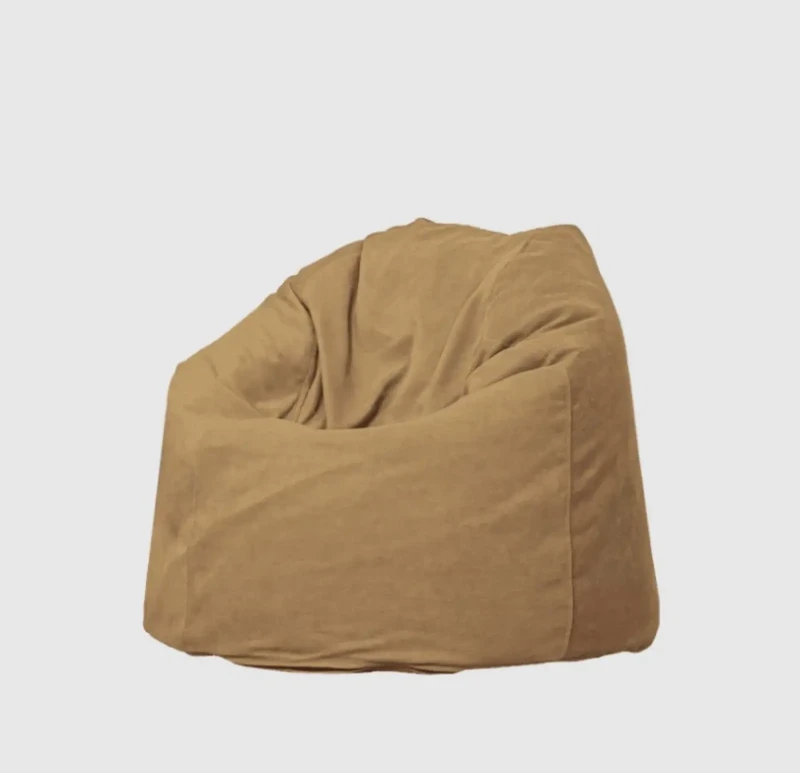 Camel Linen Bean Bag | Large