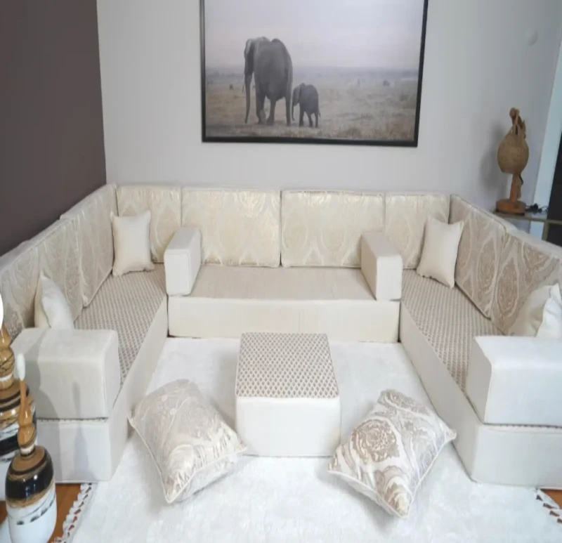 Modern Floor Sofa | Off White
