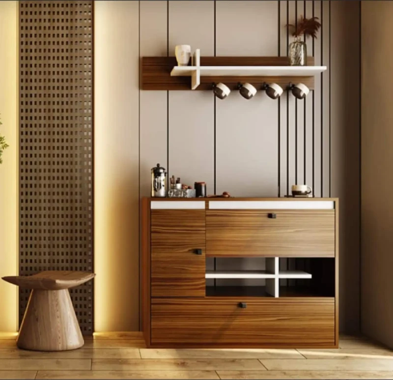 White And Brown Coffee Corner