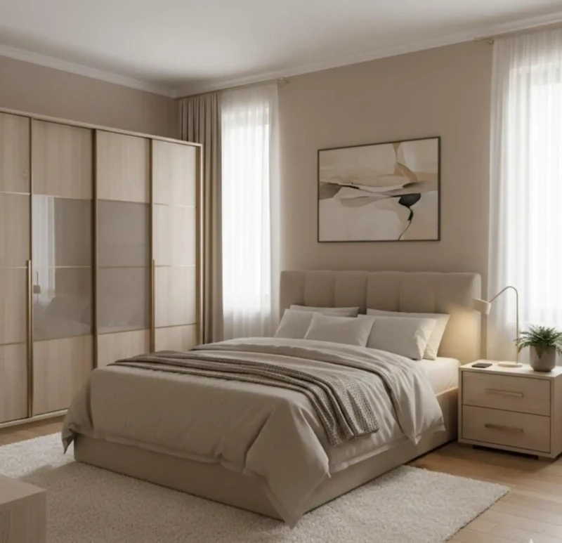 Beige Youth Bedroom