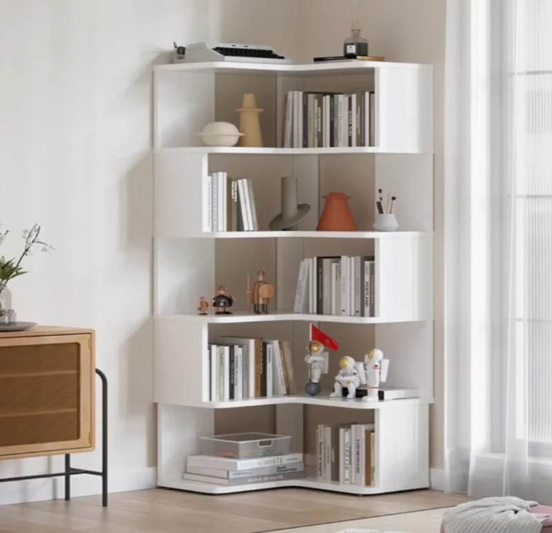 Corner Bookcase With Shelves