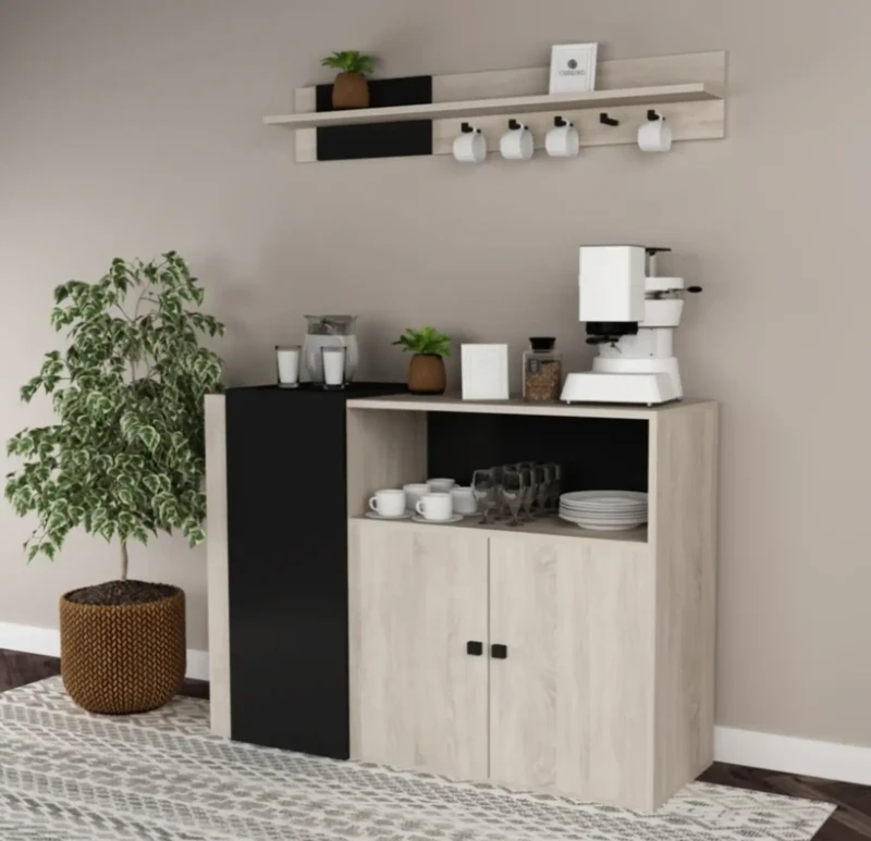 Coffee Corner Black And White