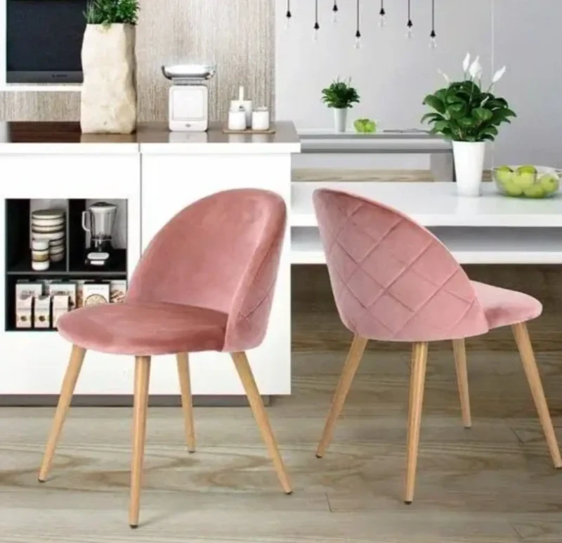 Pink Modern Dining Chair