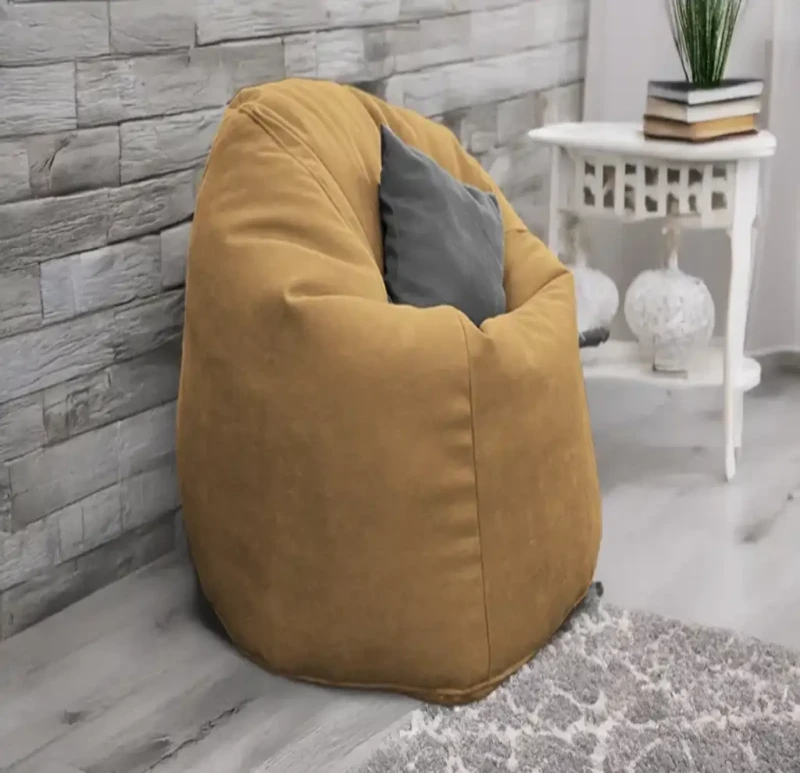 Camel Linen Comfy Bean Bag | 2XL