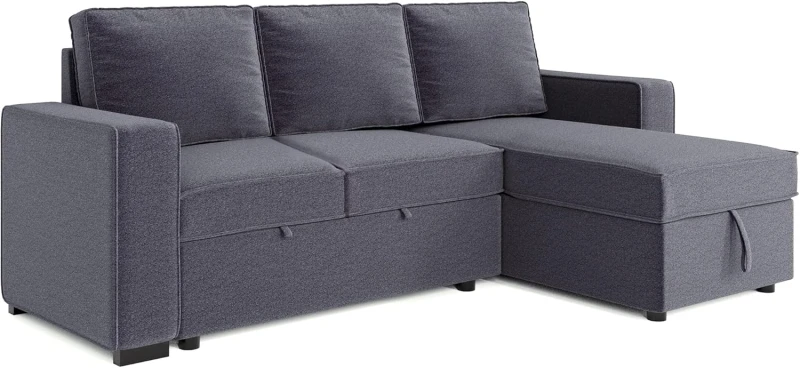 Modern Gray Corner With Storage Unit