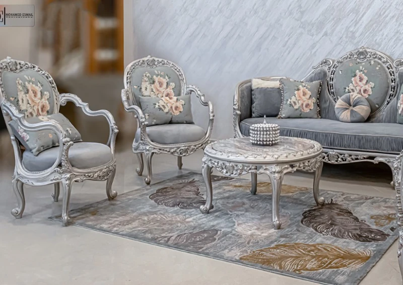 New Classic Light Gray Salon and Rose