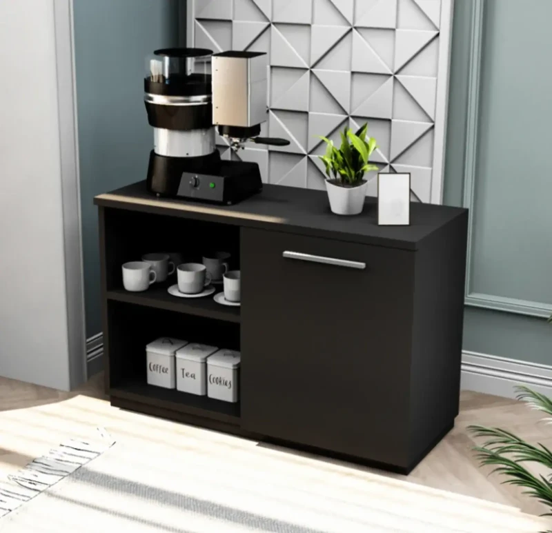 Modern Black Coffee Corner