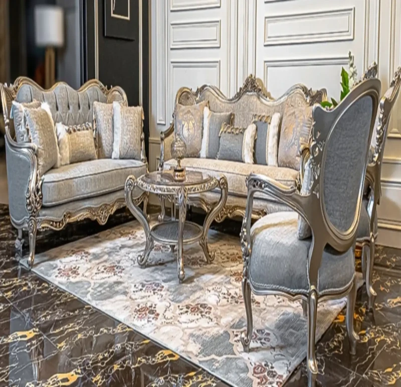 New Classic Velvet Salon | Grey