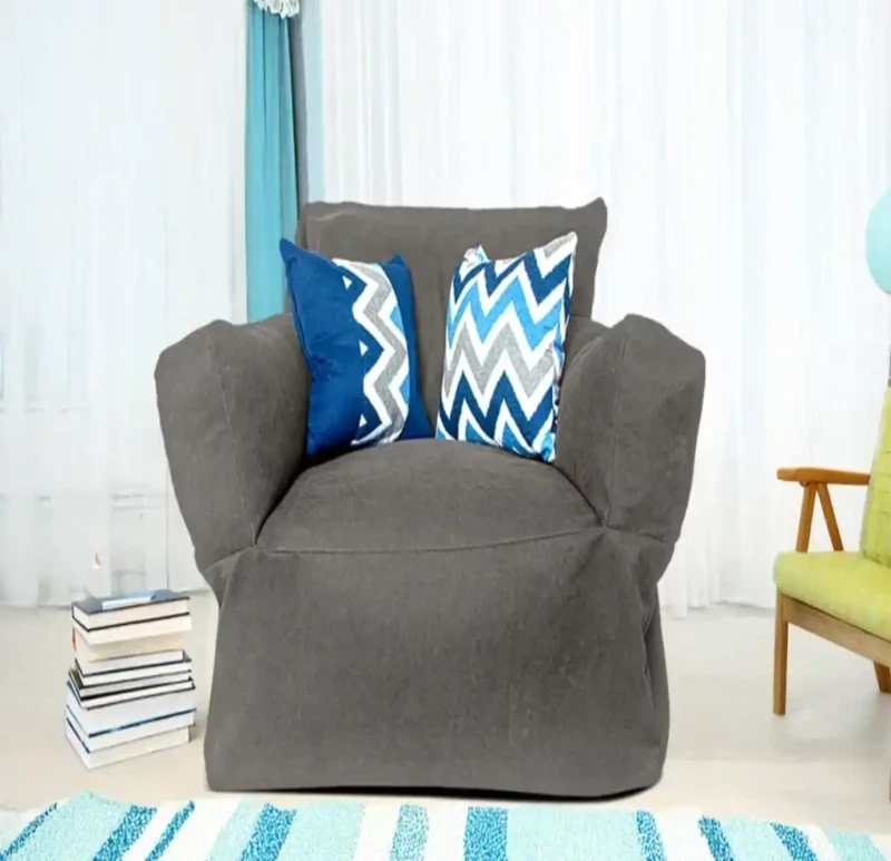 Bean Bag Chair Linen | Grey