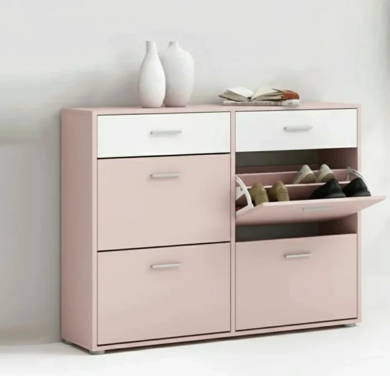 Modern Shoelaces 4 Drawers Two Layers | Rose