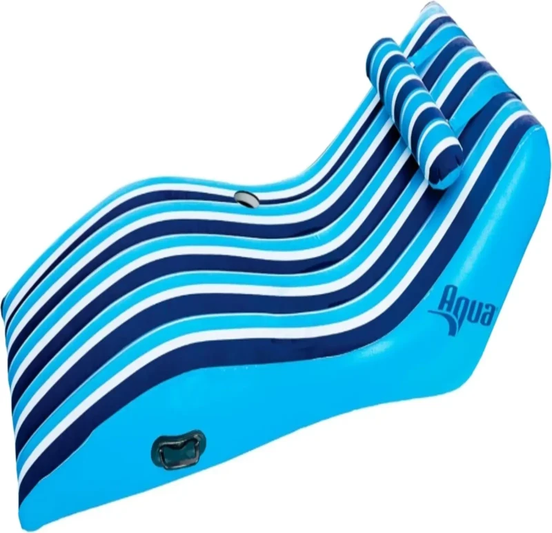 Floating water chair striped | Blue