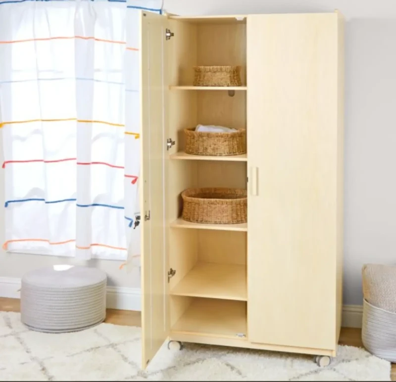 Wooden Movable Cupboard
