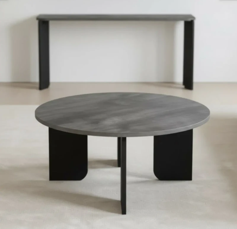 Circular coffee table