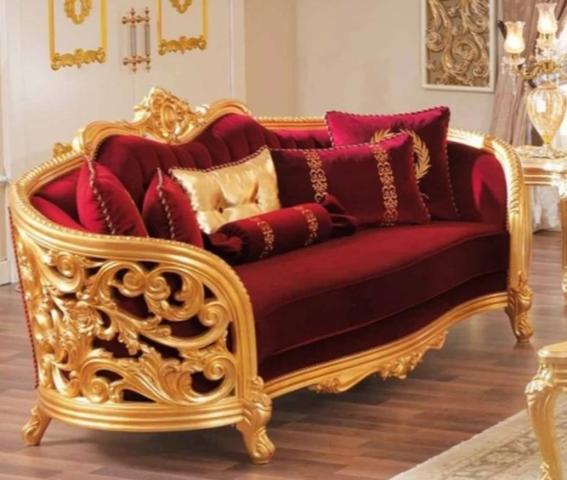Classic Damietta Salon Dark Burgundy