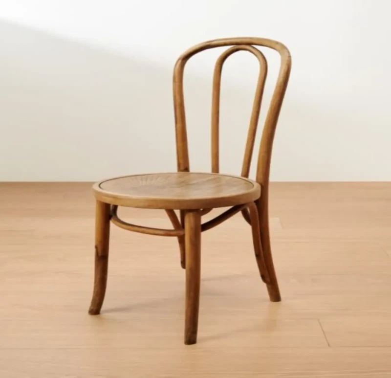Beech Wood Chair With Round Base
