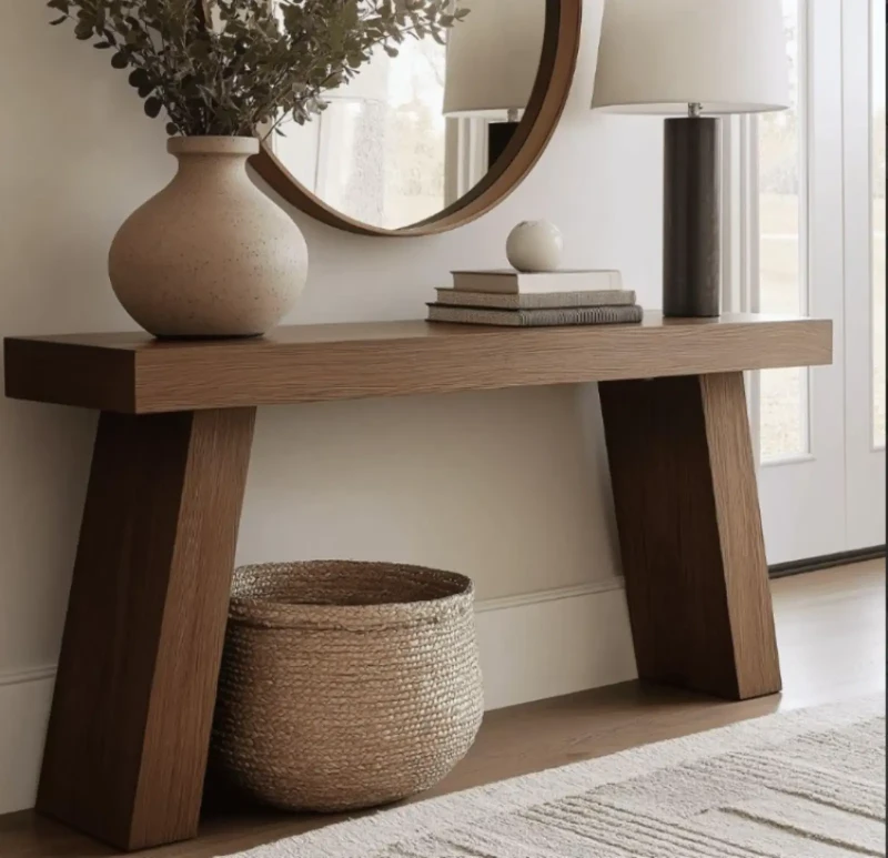 Modern Console Brown