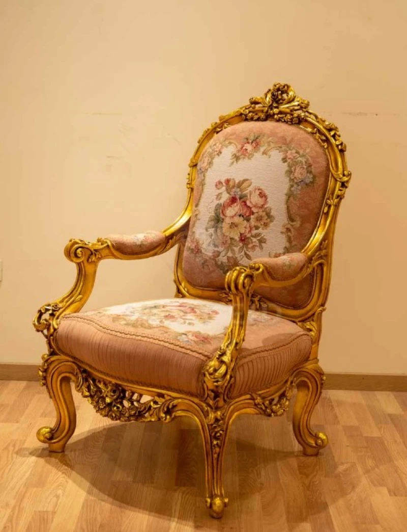Classic Gold Salon 6 Pieces | Kashmir
