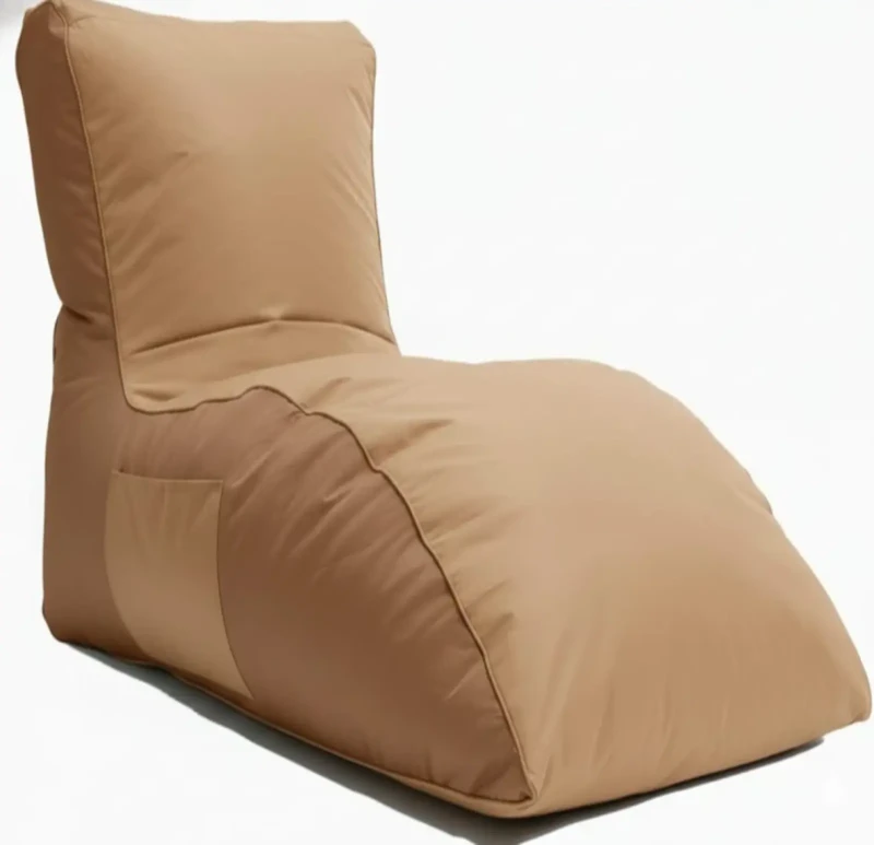 Waterproof Chaise Longue Bean Bag | Light Maroon