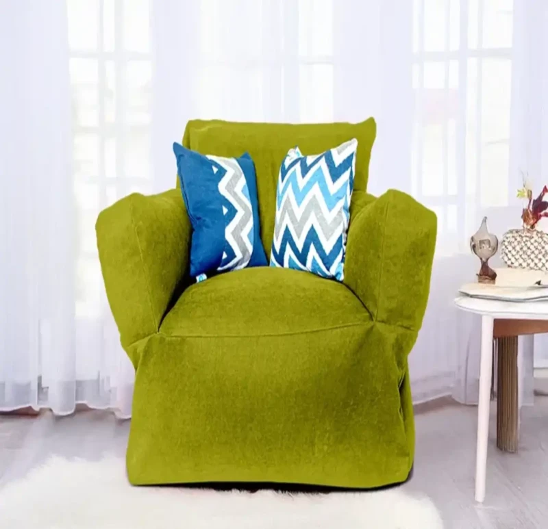 Bean Bag Chair Linen | Olive