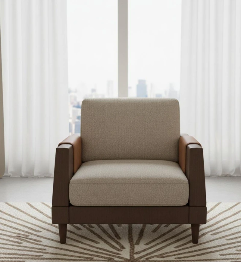 Modern Beige Sofa Set