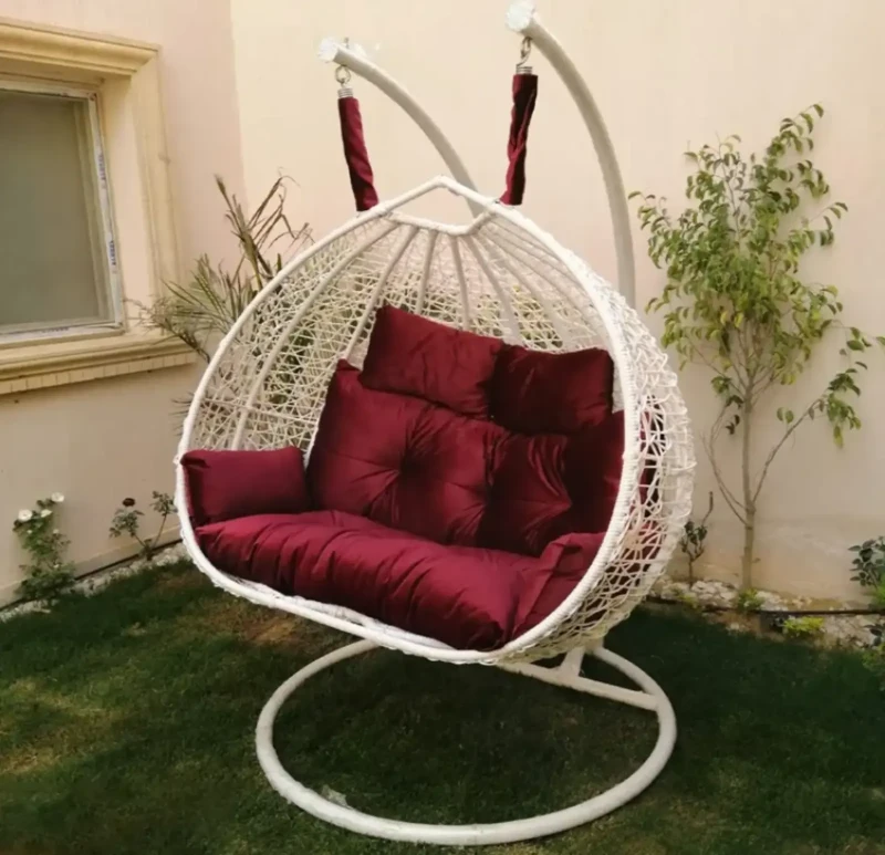 Garden swing for two people