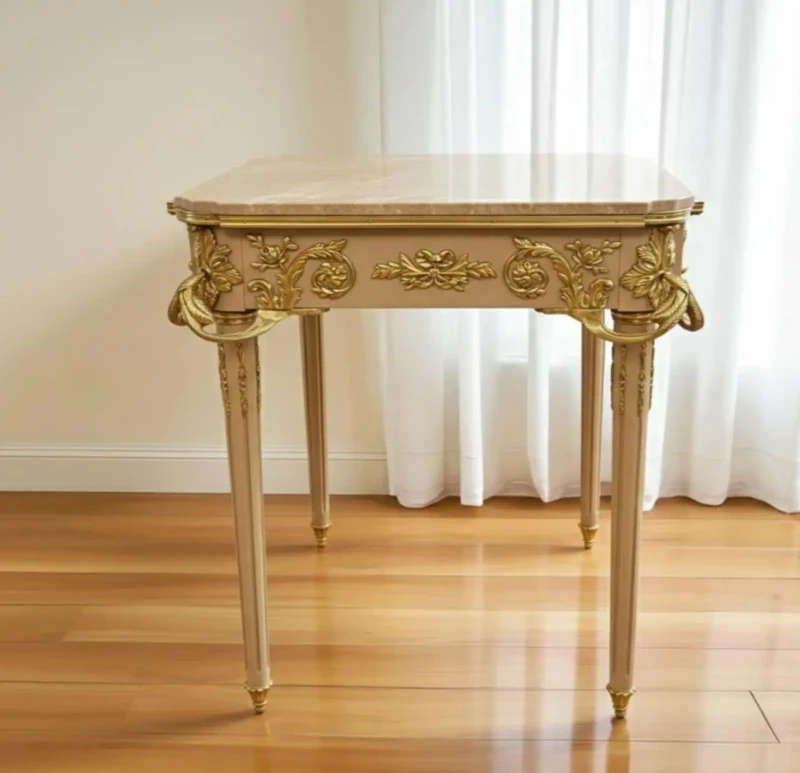 Classic Square Mini Table | Beige