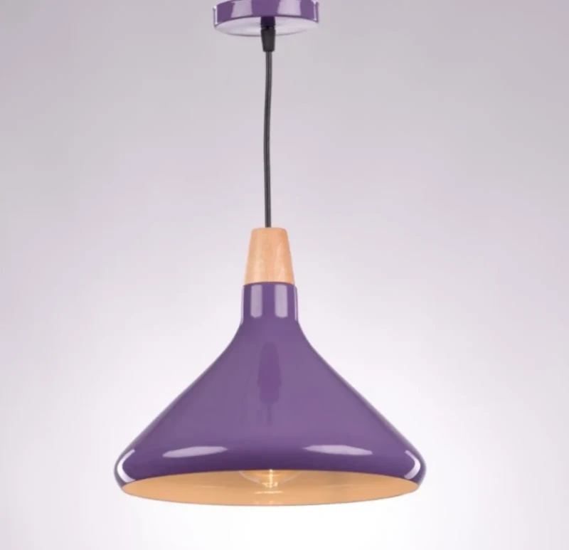Modern Ceiling Lamp | Purple