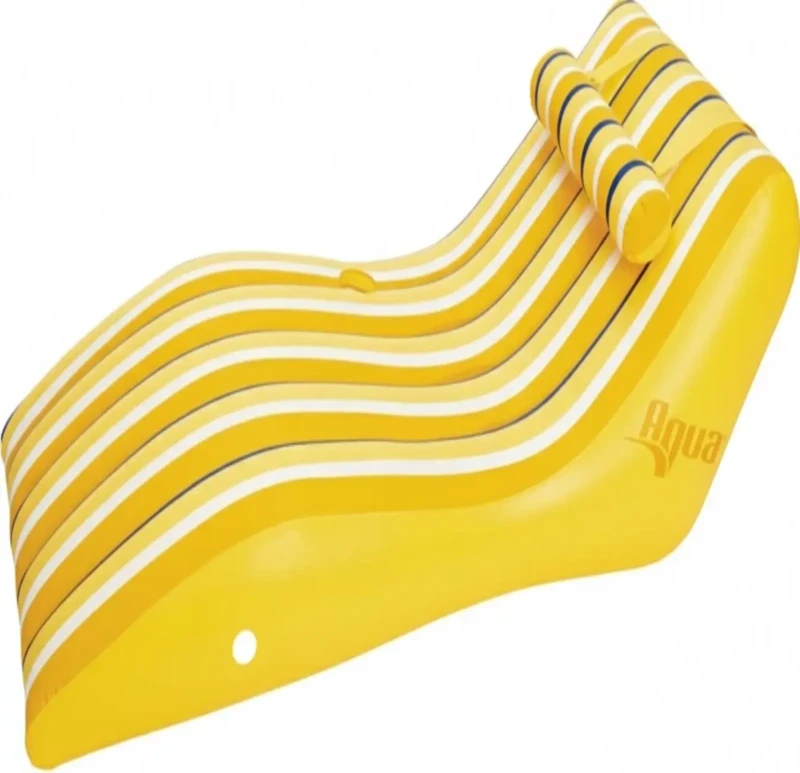 Floating water chair striped | Yellow