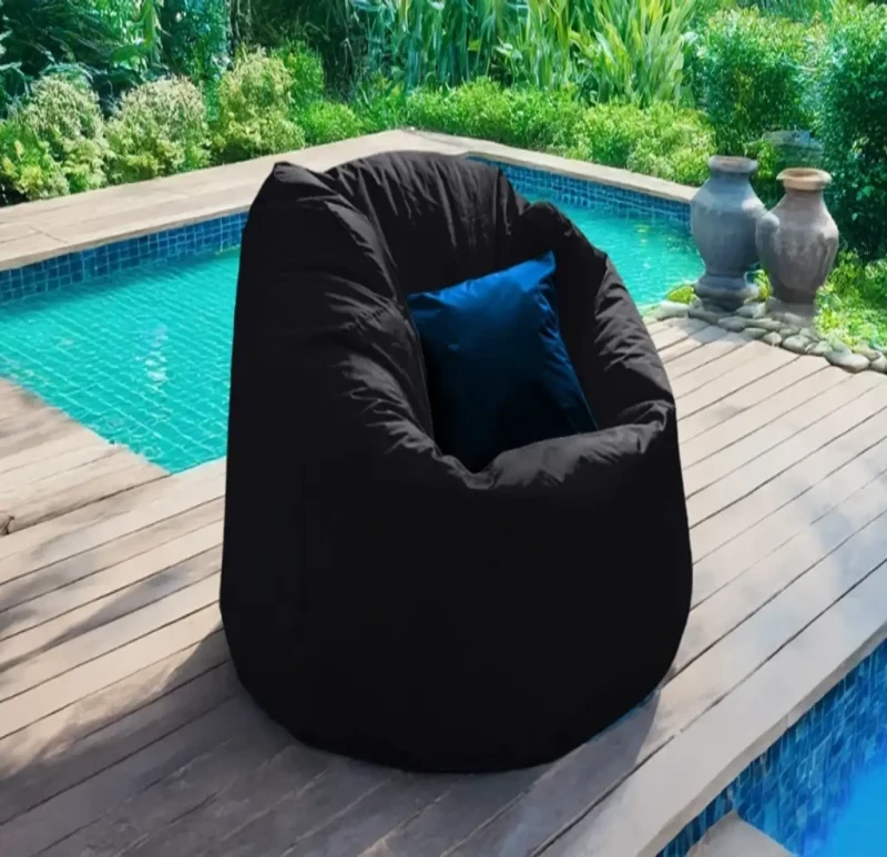 Comfy Waterproof Bean Bag Black | 3XL