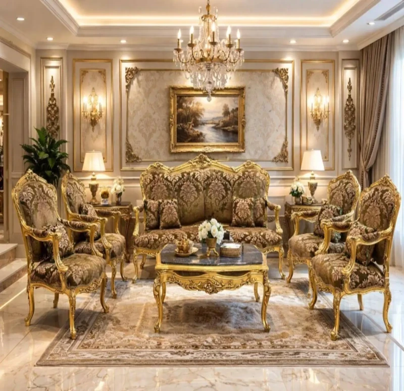 Classic Antique Brown Salon