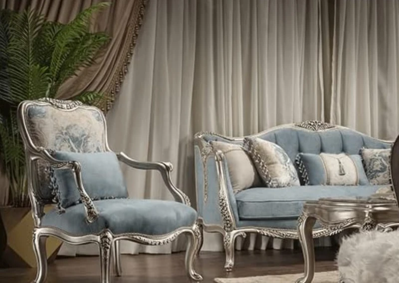 New Classic Silver and Turquoise Salon | 5 Pieces and Banquet