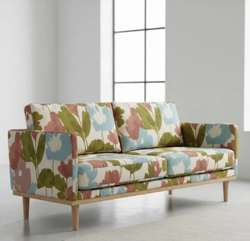 Modern Sofa With Wooden Legs