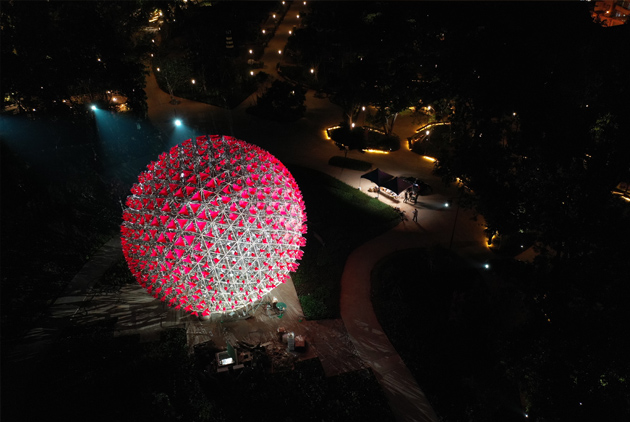 六年級藝術家加9個隱形冠軍  打造台灣最大機械花