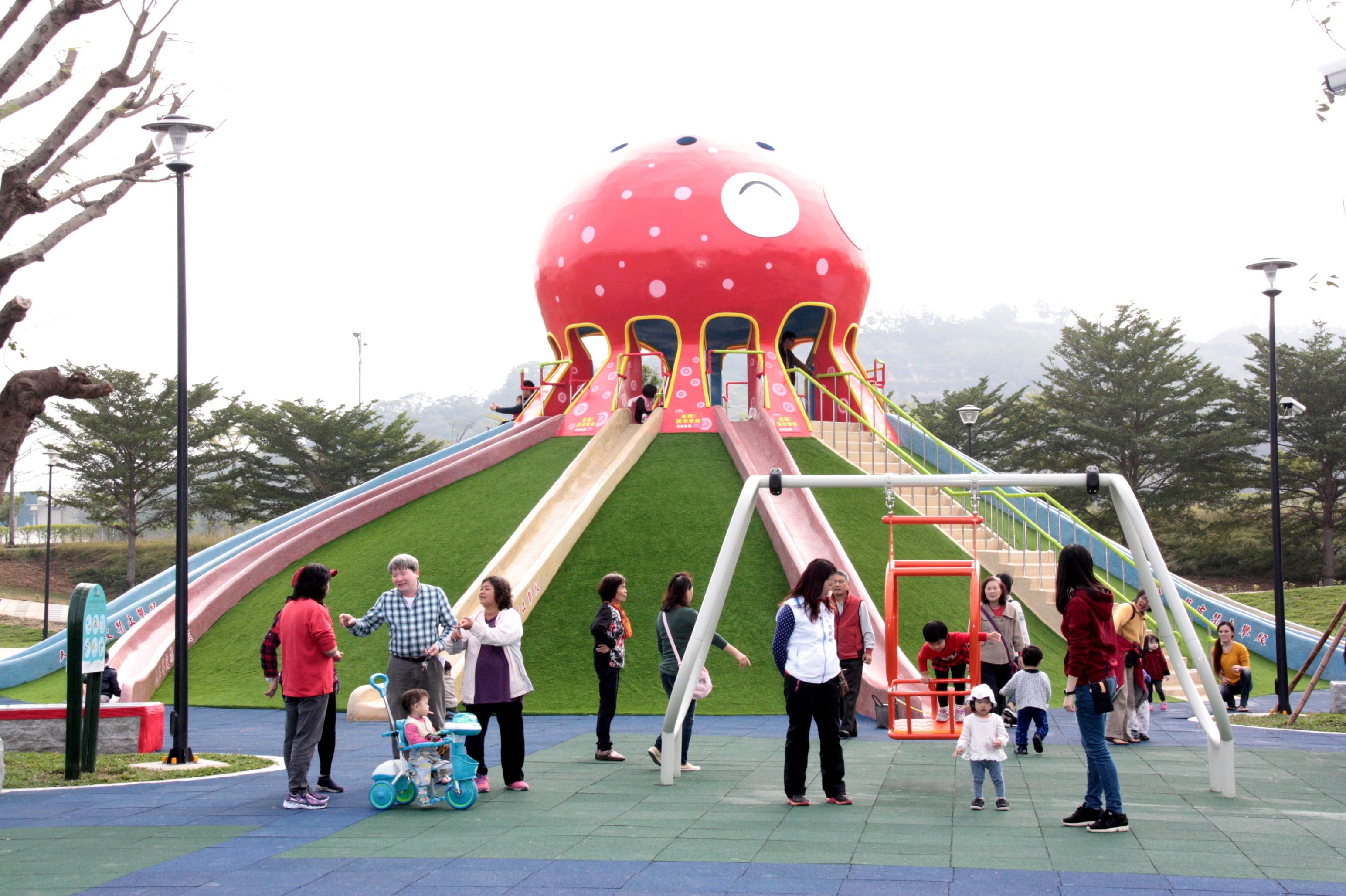 苗栗第二座親子公園年底落成，主打「可以過山洞的溜滑梯」｜智慧城市懶人包#4