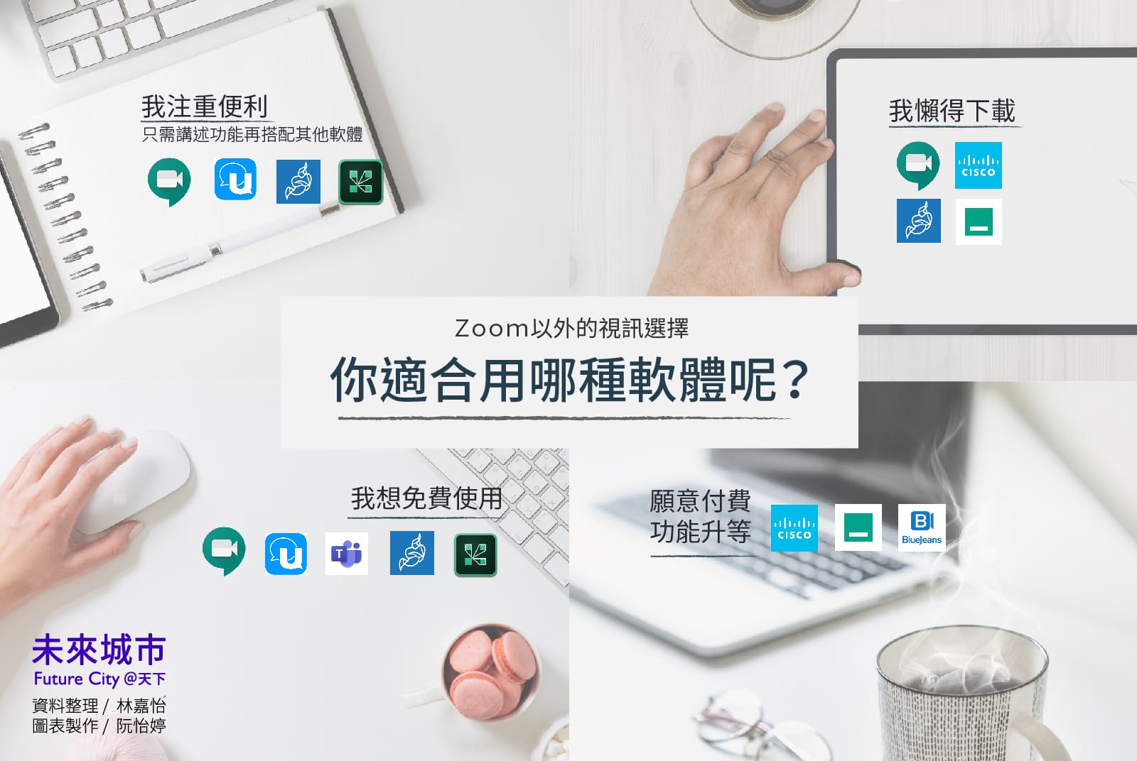 視訊會議軟體哪種最好用？Zoom、WebEx等9種超完整比較測試報告（圖解）